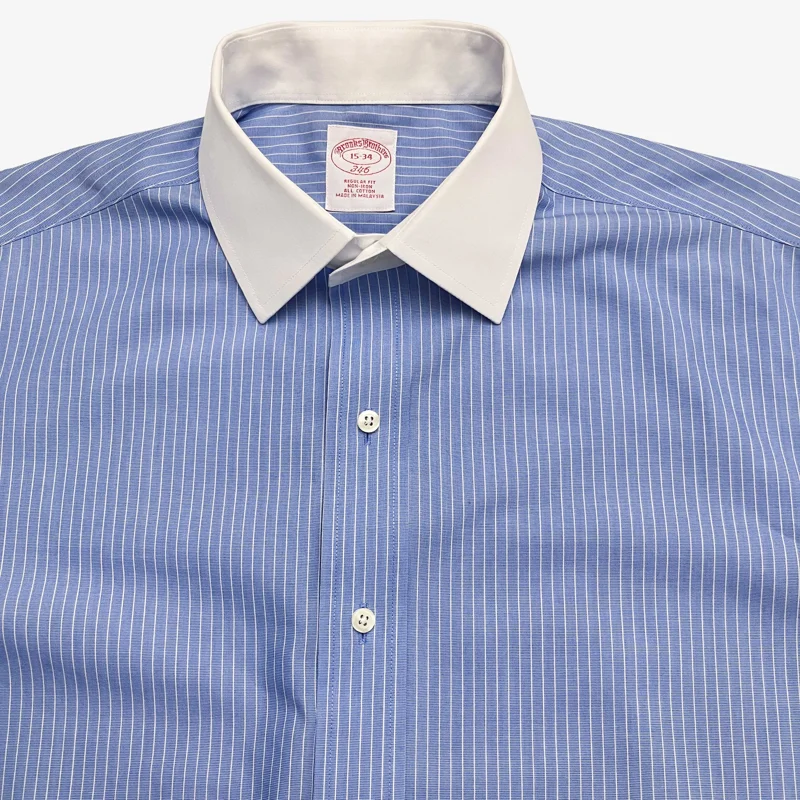 15-34のサイズタグが付いたBrooks Brothers 346のシャツ