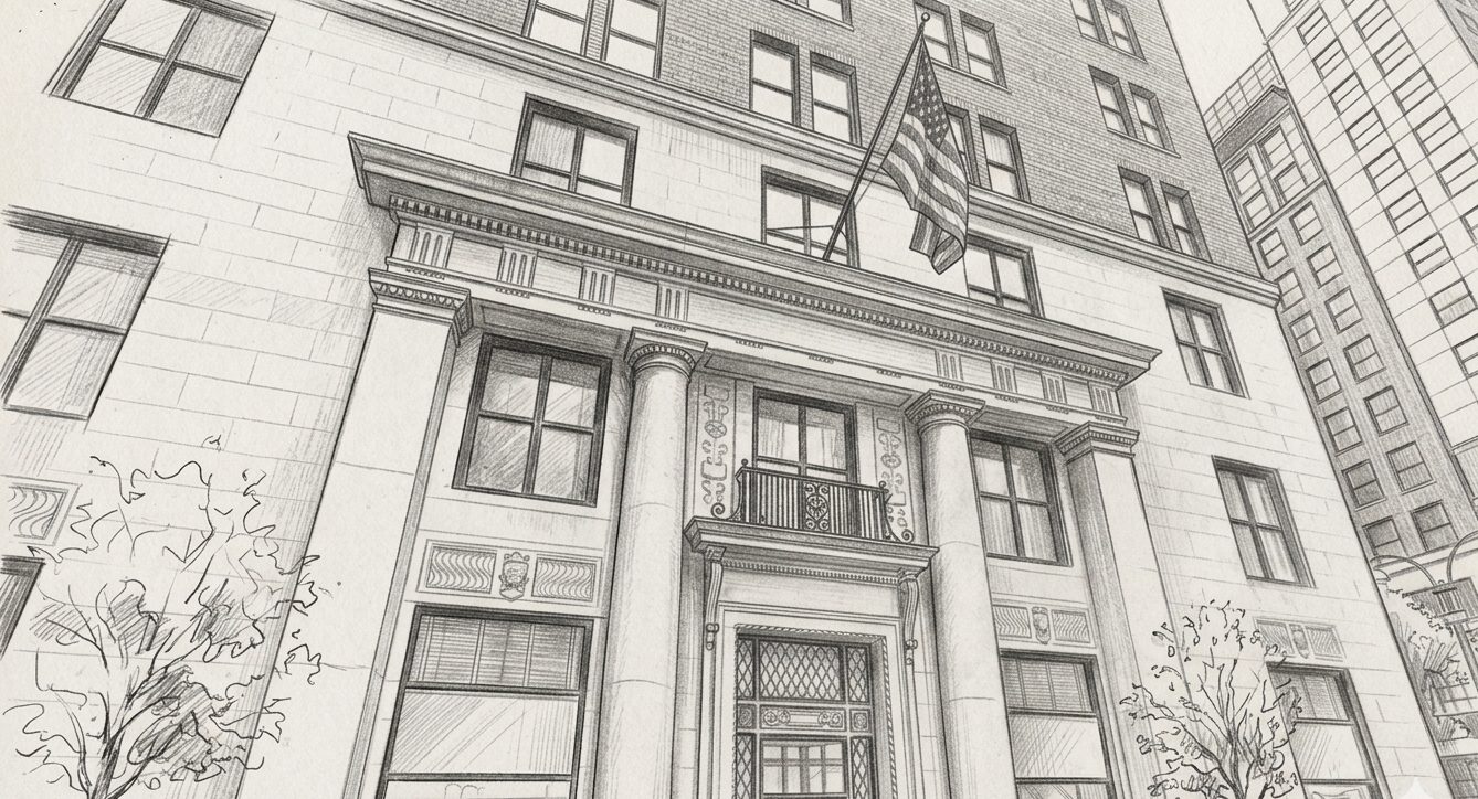 建物の外観のイメージイラスト